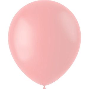 Folat - ballonnen Powder Pink Mat 33 cm - 50 stuks