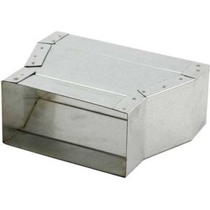 Verloopstuk 300 x 80 mm naar 220 x 80 mm tbv instortkanaal