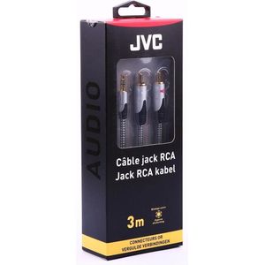 JVC analoge audiokabel JACK CABLE 3.5MM / 2 RCA 3M