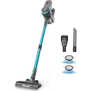 Hanimo 6 in 1 Steelstofzuiger Yisora - Op accu 40 min - Ultra Lichtgewicht - Zonder zak - 65db - 175W - Groen - Meerdere oppervlaktes
