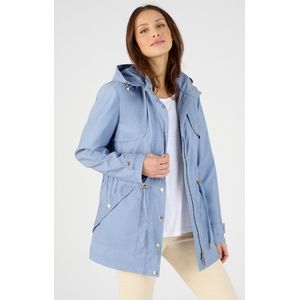 Damart - Lichtgewicht, flexibele parka - Vrouwen - Blauw - 46-48 (L)