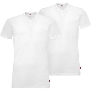 Levi's T-shirt Ronde Hals Wit 2Pack - Maat L - Heren - Basic T-shirts