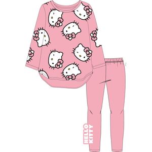 Hello Kitty pyjama katoen roze maat 116