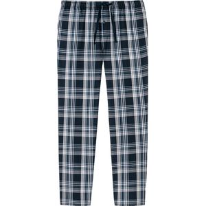 Schiesser M&R Heren Pyjamabroek - Donkerblauw geruit- Maat XL