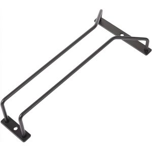 Zwarte Wijn Glas Rack Onder Kast - 24.5CM Houder Wijnglas Rack - Opslag Hanger Voor Bar Thuis