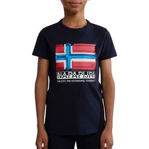 Napapijri Liard T-shirt Unisex - Maat 158/164 Size 14