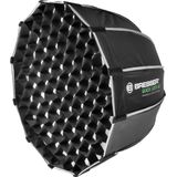 Bresser Softbox - Quick Lock Parabolische Softbox - Diameter 60cm - Incl. Honeycomb Grid en Bowens Mount