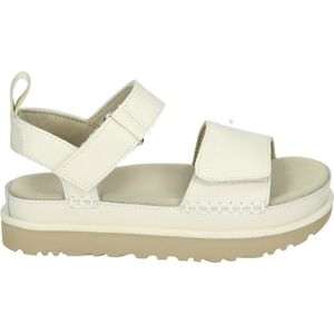 UGG GOLDENSTAR W - Sandalen met hakDames Sandalen - Kleur: Wit/beige - Maat: 38