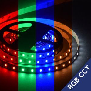 LED Strip 5050 96 leds/mtr RGB+CCT IP65 24V Silico 12MM 36W