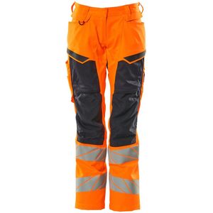 Mascot Accelerate Safe Broek met kniezakken 19578-236 - hi-vis oranje/donkermarine