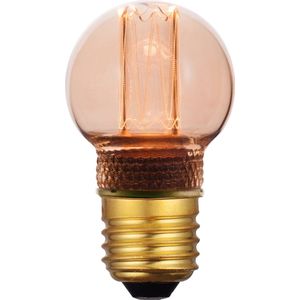 ETH Led kooldraad kogel E27 2.3w/9w 2000k goud dimbaar 65L