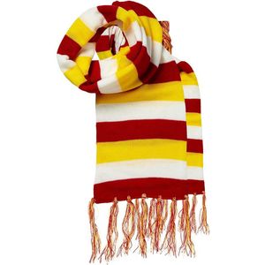 Apollo - Feest sjaals - Carnavals sjaal - rood-wit-geel - one size - Oeteldonk sjaal - Sjaal den bosch - Sjaal carnaval - Gekleurde sjaal
