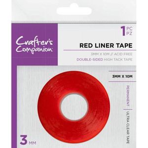 Crafter's Companion Red Liner Dubbelzijdige Tape (3mm)
