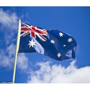 Grote Australische vlag 150 x 250 cm - XXL Stormvlag van Australië