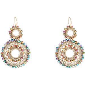 Day&Eve by Go Dutch Label Oorhangers Grove Kralen Cirkel Gold