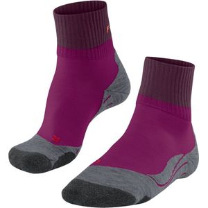 FALKE TK2 Explore Short dames trekking sokken kort - lichtpaars (radiant orchid) - Maat: 37-38