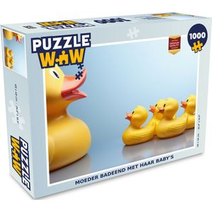 Puzzel Badeenden - Geel - Blauw - Legpuzzel - Puzzel 1000 stukjes volwassenen