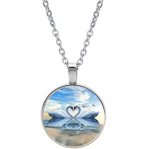 Ketting Glas - Zwanen