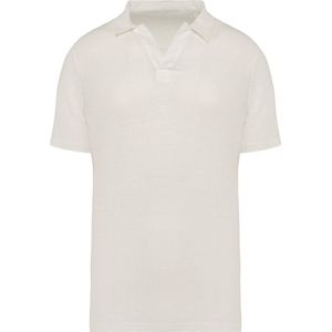 Native Spirit Linnen herenpolo NS220 - Ivory - L