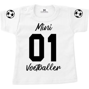 Shirt kind voetbal-mini voetballer-Maat 104