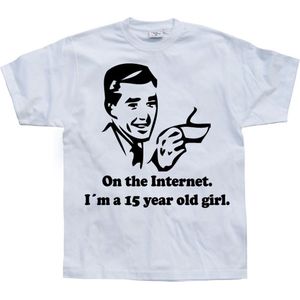 15 Year Old Girl On The Internet. - X-Large - Wit