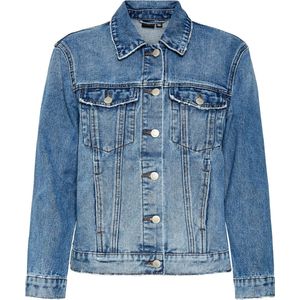 Vero Moda Jas Vmzorica Ls Denim Jacket Mix Noos 10279789 Medium Blue Denim Dames Maat - S