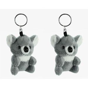 6x stuks koala knuffel sleutelhangers van 16 cm - Dieren keychains