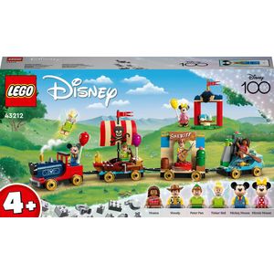 LEGO Disney: Disney Feesttrein Bouwbaar Trein Speelgoed 100e Verjaardag Set - 43212