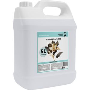 Mamma Terra Wasverzachter Bloemen bevat 90% biologisch afbreekbare ingrediënten | Vol: 5 L | tot 200 wasbeurten - Voordeelverpakking