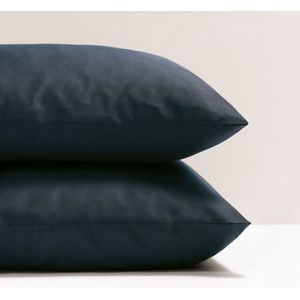 CLARYSSE Set van 2 slopen Grace 65x65 cm (middernacht oceaan 3049)