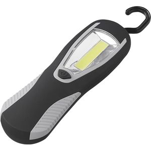 VCTparts® Compacte Looplamp Inspectielamp 300lm op AA Batterijen met Magneet en Haak 3W COB LED Noodlamp