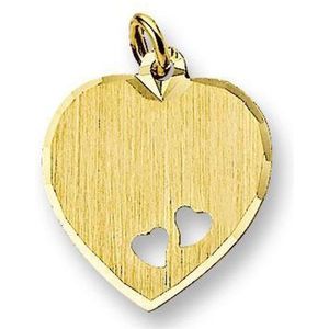 Huiscollectie 4006180 Gouden graveerplaat hartvormig