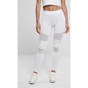 Urban Classics - Tech Mesh Sportlegging - XL - Wit