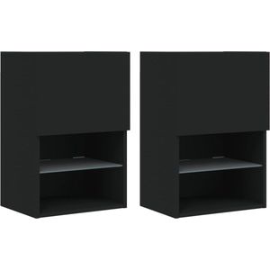 vidaXL-Tv-meubels-met-LED-verlichting-2-st-40,5x30x60-cm-zwart