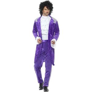 80's Purple Prince kostuum - Maatkeuze: Maat XL