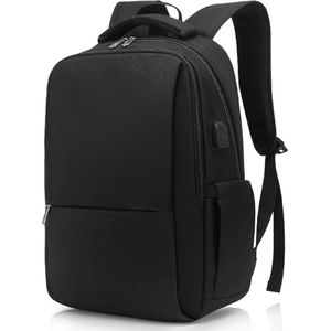 Besttravel Laptoprugzak met USB-oplaadpoort, rugzak voor heren, diefstalbeveiliging, rugzak voor laptop, 15,6 inch, voor reizen, zakelijk, college