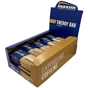 Maxim Energy Bar - 25 x 55g - Energierepen - Sportvoeding - Cappuccino Caffeine