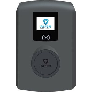 Alfen Eve Single Pro-line 22kW | 3-fase | RFID | Grijs | Socket | laden op zonne-energie