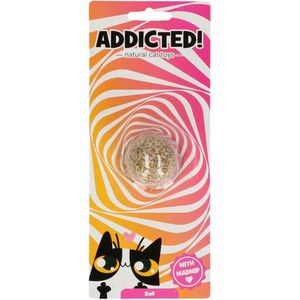 Addicted Ball– Kattenspeeltje gemaakt met Madnip – Met Kattenkruid - ø 3,5 cm