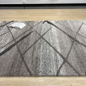 Grijs Tapijt Dik Laagpolig Vloerkleed Koho Zen Premium Feeling - 120x170cm- Modern - Woonkamer - Salon - Slaapkamer - Eetkamer