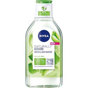 5x Nivea Naturally Good Micellair Water Make-Up Remover 400ml