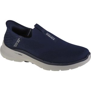 Skechers Go Walk 6 - Easy On 216278-NVY, Mannen, Marineblauw, Sneakers, maat: 44,5