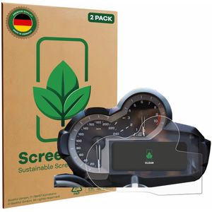 ScreenLeaf - Screenprotector voor BMW R 1200 GS K50 2013-2018 Snelheidsmeter - Duurzame schermbescherming Folie Beschermfolie transparant (2 Stuks)