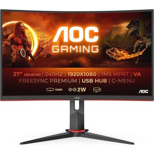 Gebogen Gamingmonitor 68 cm (27"") - FHD, 240 Hz, 0,5 ms, FreeSync, HDMI, DisplayPort