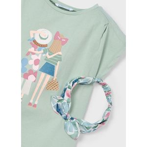 MAYORAL - T-shirt - Maat 98 - Meisjes - 010 Jade -