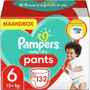 Pampers - Baby Dry Pants - Maat 6 - Maandbox - 132 stuks - 15+ KG