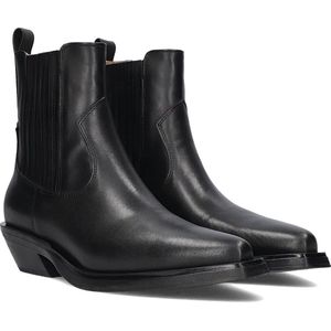 Notre-V As136 Enkellaarsjes - Enkelboots - Dames - Zwart - Maat 37