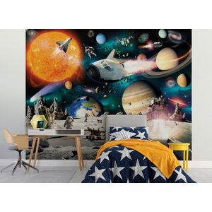 Walltastic Ruimte - Space - Planeet - Ruimtevaart - Posterbehang – Kinderbehang – XXL (305 x 244 cm) – 6 Panelen