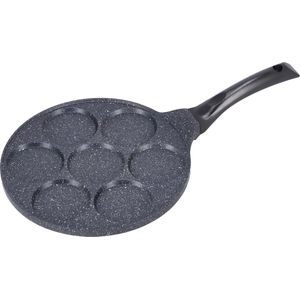 Pannenkoekenpan - Crêpemaker - Pancake Maker - Pancake Pan 7 Kop Marmeren Anti Aanbaklaag
