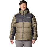 Columbia Pike Lake™ II Hooded Jacket Men's Outdoorjas - Stone Green, Shark - Maat XL